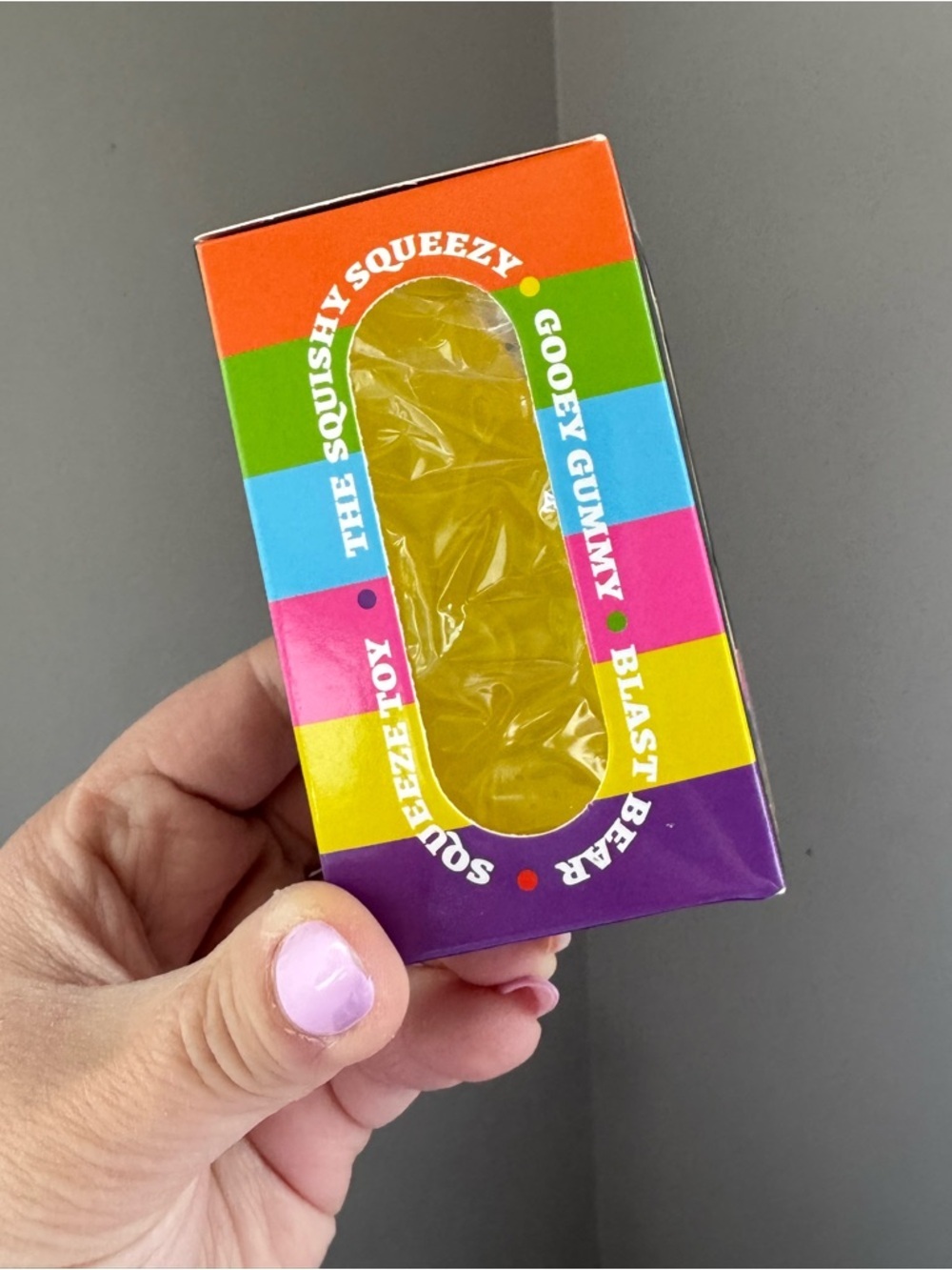 NWT Gummy Bear Yellow Squish Toy - Picture 3 of 4